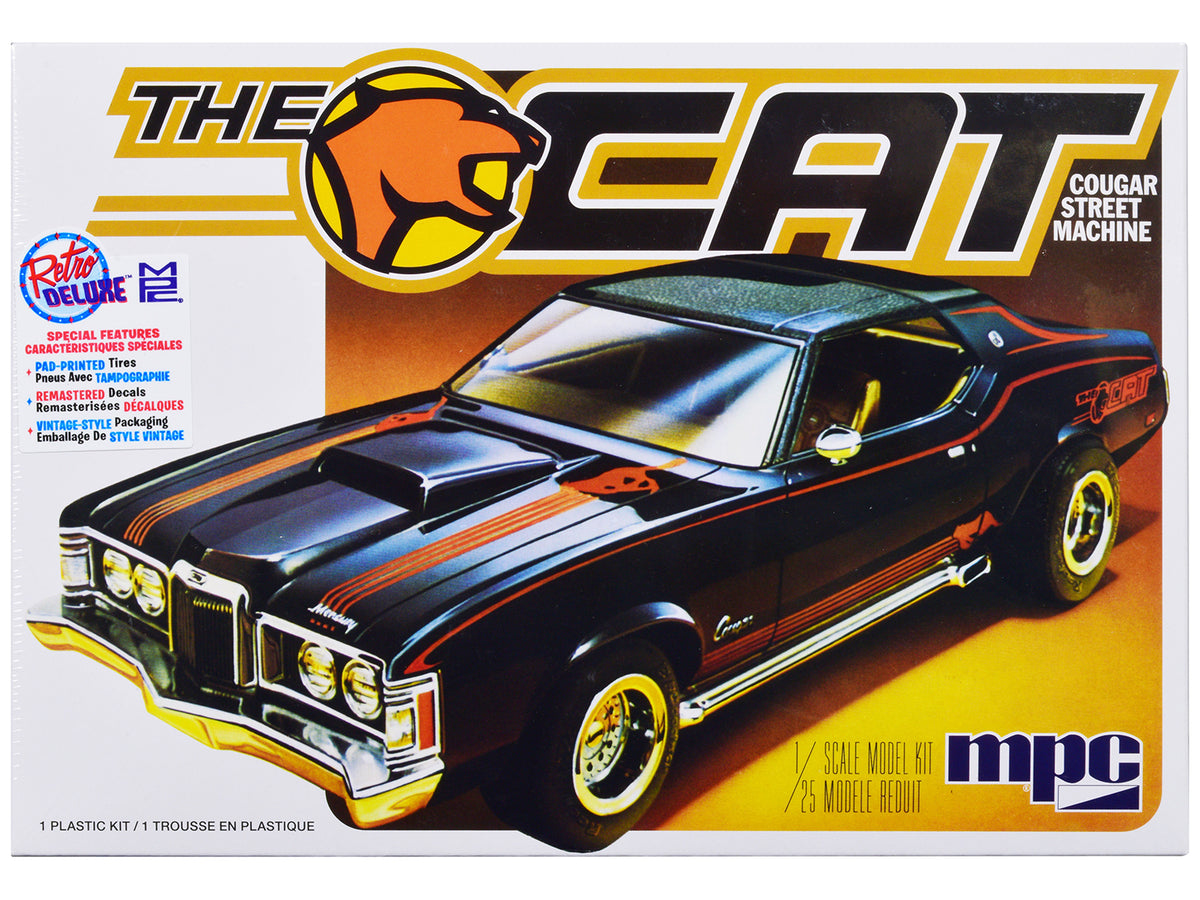 Skill 2 Model Kit 1973 Mercury Cougar 'The Cat' 1/25 Scale Model by MPC
