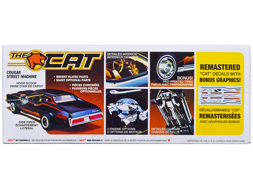 Skill 2 Model Kit 1973 Mercury Cougar 'The Cat' 1/25 Scale Model by MPC