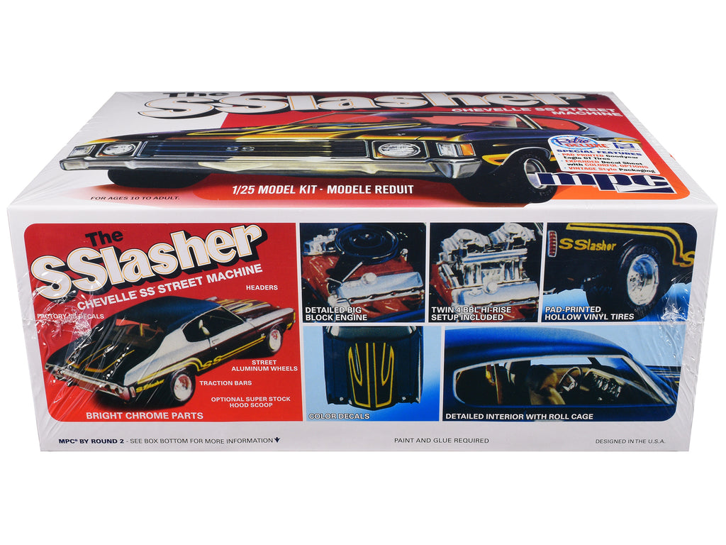 Skill 2 Model Kit Chevrolet Chevelle SS Street Machine 'The SSlasher' 1/25 Scale Model by MPC