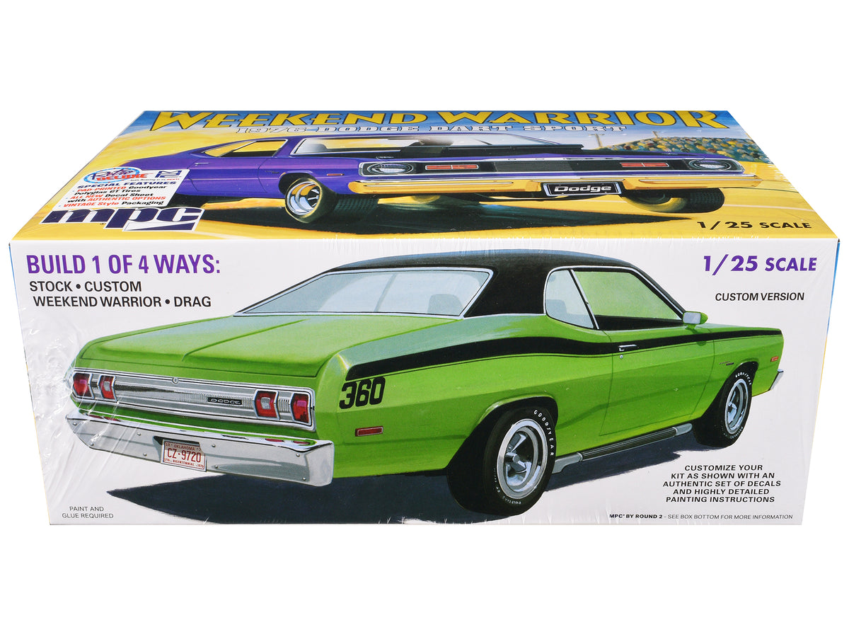 Skill 2 Model Kit 1976 Dodge Dart Sport 'Weekend Warrior' 1/25 Scale Model by MPC