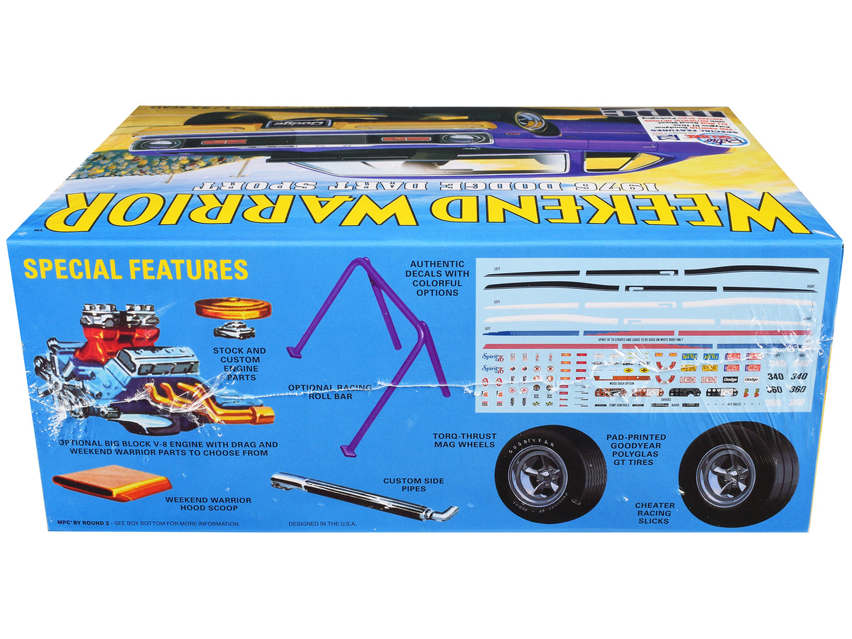 Skill 2 Model Kit 1976 Dodge Dart Sport 'Weekend Warrior' 1/25 Scale Model by MPC