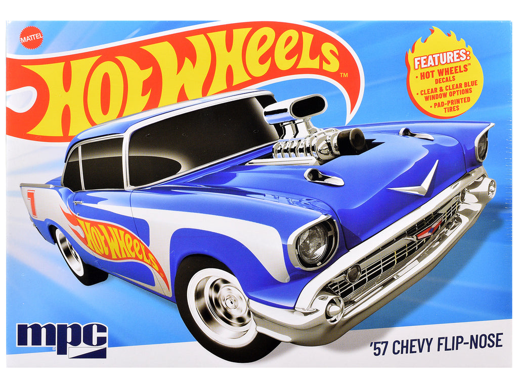 Skill 2 Model Kit 1957 Chevrolet Sedan Flip-Nose 'Hot Wheels' 1/25 Scale Model by MPC