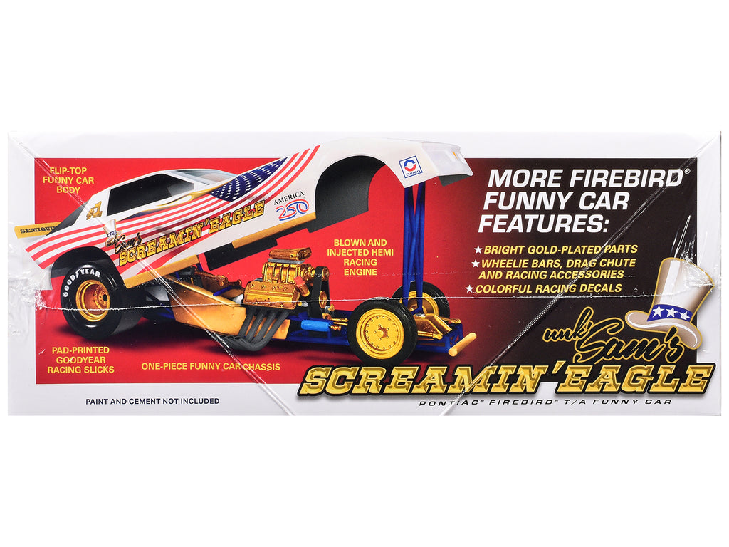 Skill 2 Model Kit Pontiac Firebird Funny Car 'Unk' Sam's Screaming Eagle' 1/25 Scale Model by MPC