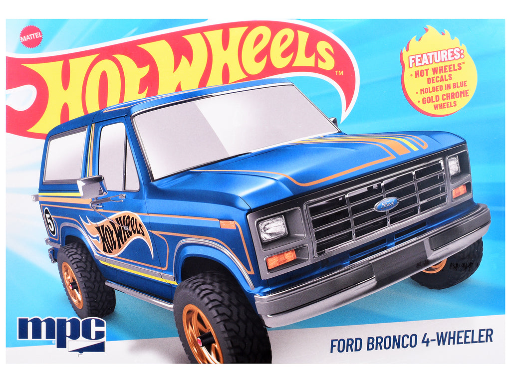 Skill 2 Model Kit Ford Bronco 4-Wheeler 'Hot Wheels' 1/25 Plastic Model by MPC