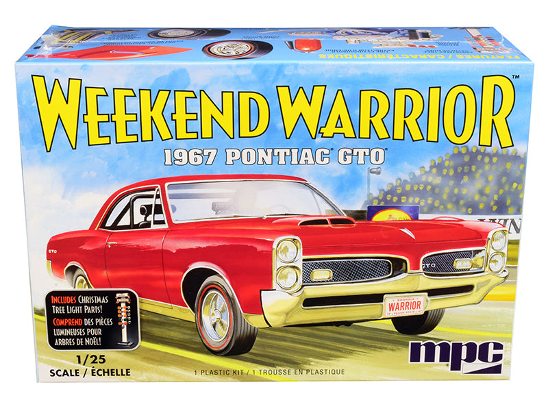 Skill 3 Model Kit 1967 Pontiac GTO 'Weekend Warrior' 3 in 1 Kit 1/25 Scale Model by MPC