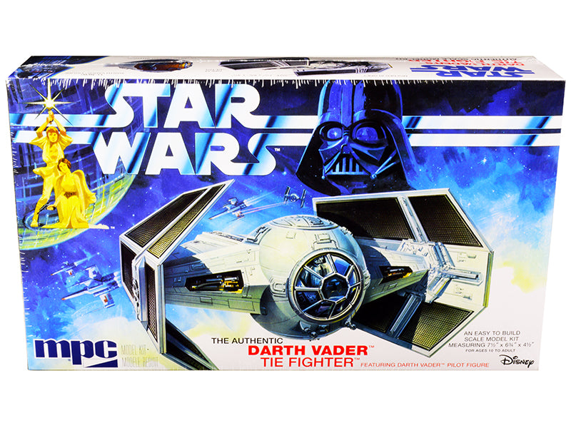 Skill 2 Model Kit Darth Vader's Tie Fighter 'Star Wars: Episode IV – A New Hope' (1977) Movie by MPC