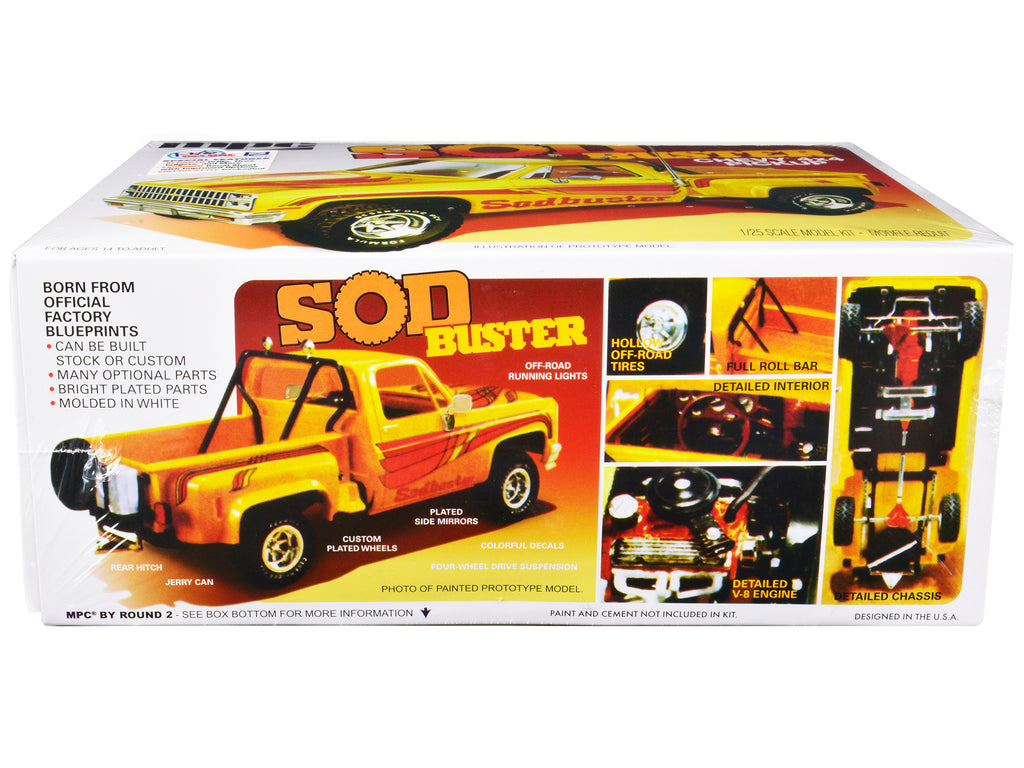 Skill 2 Model Kit 1981 Chevrolet 4x4 Stepside Pickup Truck 'Sod Buster' 1/25 Scale Model by MPC
