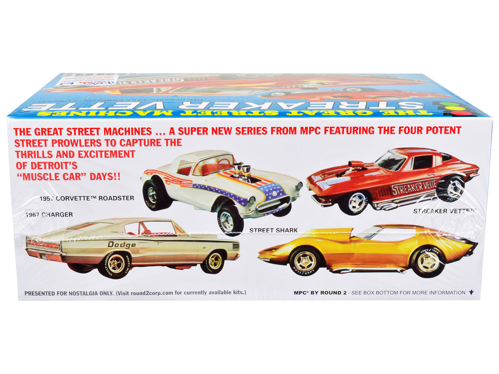 Skill 2 Model Kit 1967 Chevrolet Corvette Stingray 'Streaker Vette' 'The Great Street Machines' Series 1/25 Scale Model Car by MPC