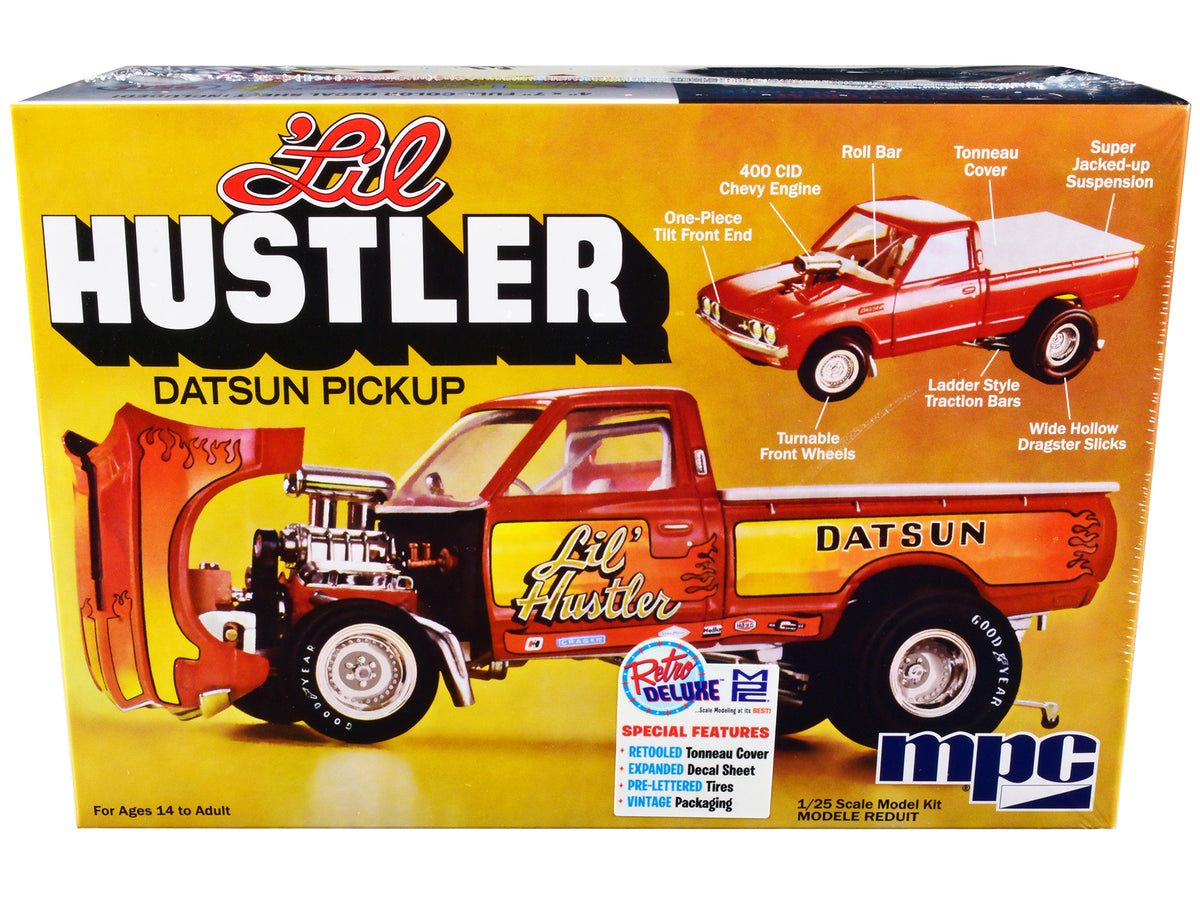 Skill 2 Model Kit 1975 Datsun Pickup Truck 'Lil Hustler' 1/25 Scale Model by MPC