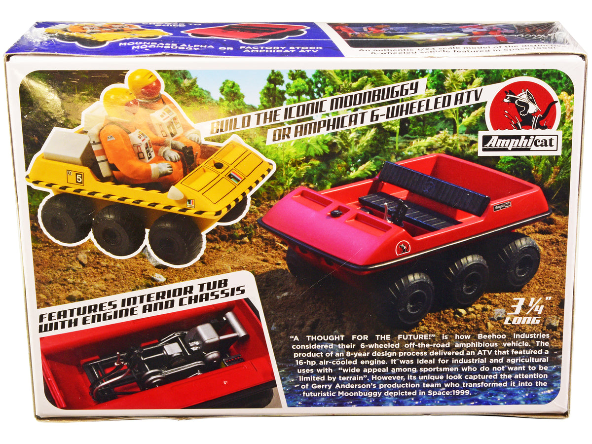 Skill 2 Moonbuggy/Amphicat 6-Wheeled ATV 'Space: 1999' (1975-1977) TV Show 2-in-1 Model Kit 1/24 Scale Model by MPC