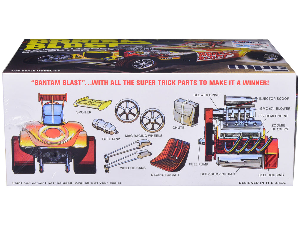 Skill 2 Model Kit 'Bantam Blast' AA/FA Altered Roadster/Dragster 1/25 Scale Model by MPC