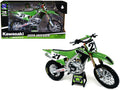 Kawasaki KX450SR Dirt Bike Motorcycle #21 Jason Anderson Green and Black 'Kawasaki Racing Team' 1/6 Model by New Ray