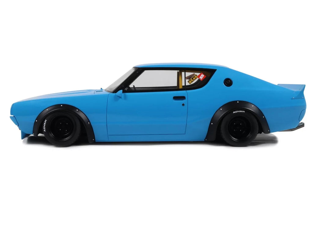 2024 Nissan Skyline 2000 GT-R (KPGC110) 'LB-Works' RHD (Right Hand Drive) Blue Limited Edition to 999 pieces Worldwide 1/18 Model Car by Otto Mobile