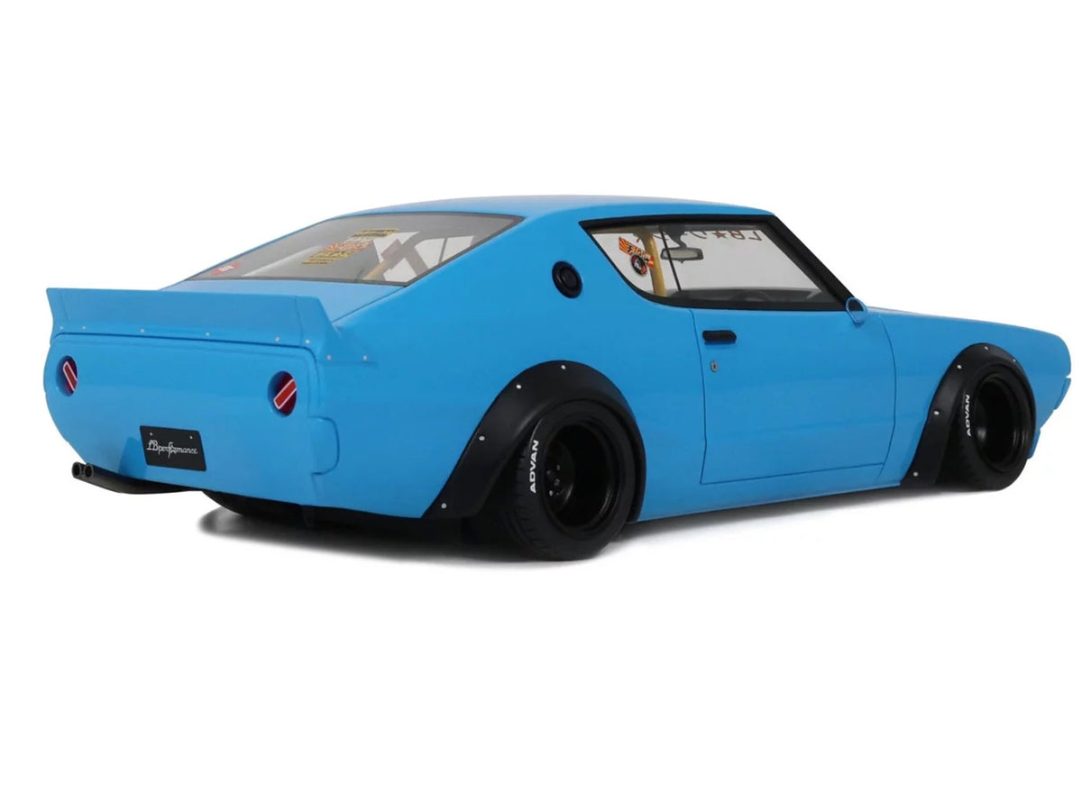 2024 Nissan Skyline 2000 GT-R (KPGC110) 'LB-Works' RHD (Right Hand Drive) Blue Limited Edition to 999 pieces Worldwide 1/18 Model Car by Otto Mobile