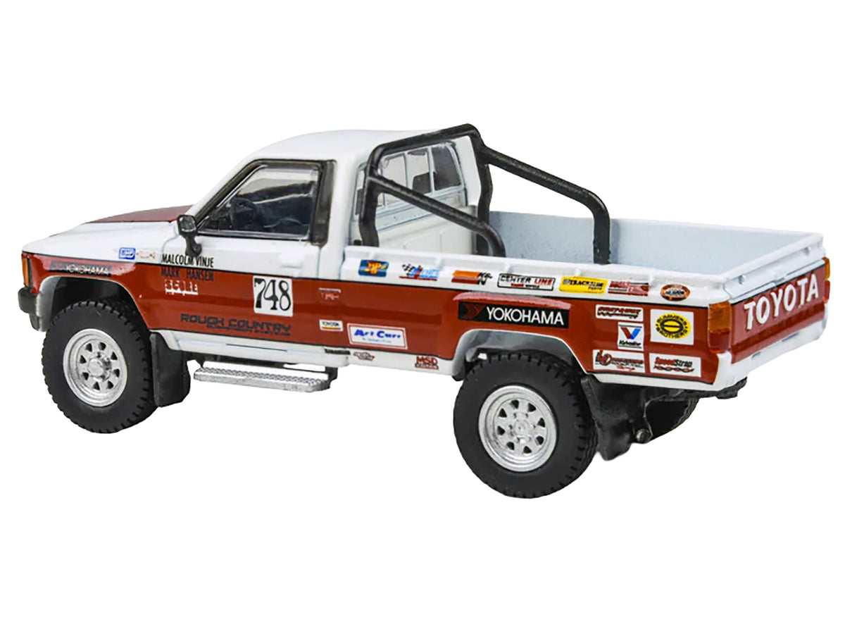 Toyota Hilux Pickup Truck #748 Malcolm Vinje - Mark Hansen 'Mojave 250' (1987) 1/64 Diecast Model Car by Paragon Models