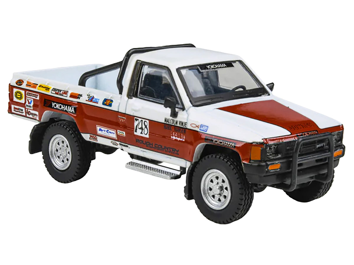Toyota Hilux Pickup Truck #748 Malcolm Vinje - Mark Hansen 'Mojave 250' (1987) 1/64 Diecast Model Car by Paragon Models
