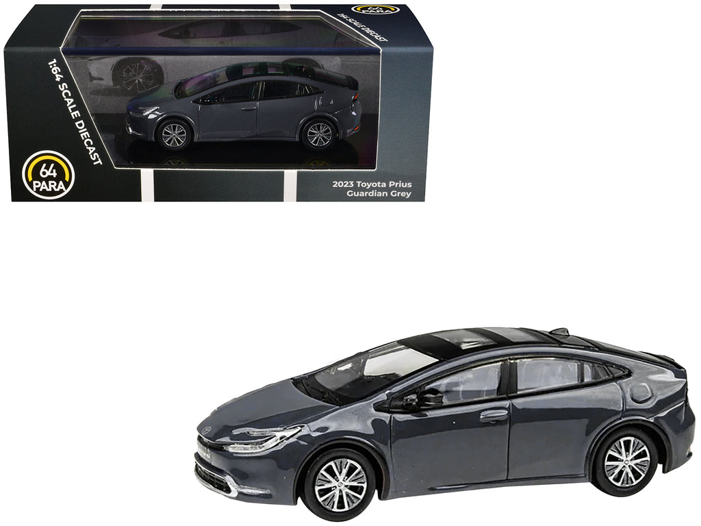 2023 Toyota Prius Guardian Gray 1/64 Diecast Model Car by Paragon Models