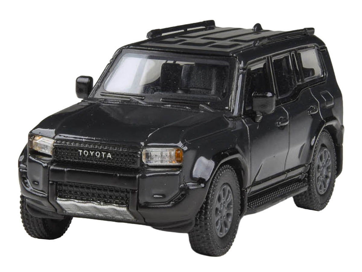 2025 Toyota Land Cruiser 250 'Underground' Black 1/64 Diecast Model Car by Paragon Models