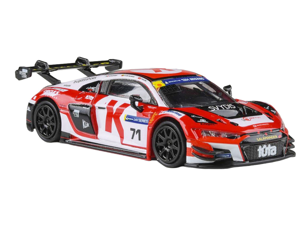 Audi R8 LMS GT3 EVO II #71 Arunas Geciauskas - Nicola Michelon - Tim Muller 'Juta Racing' '12 Hours of Misano' (2025)  1/64 Diecast Model Car by Paragon Models