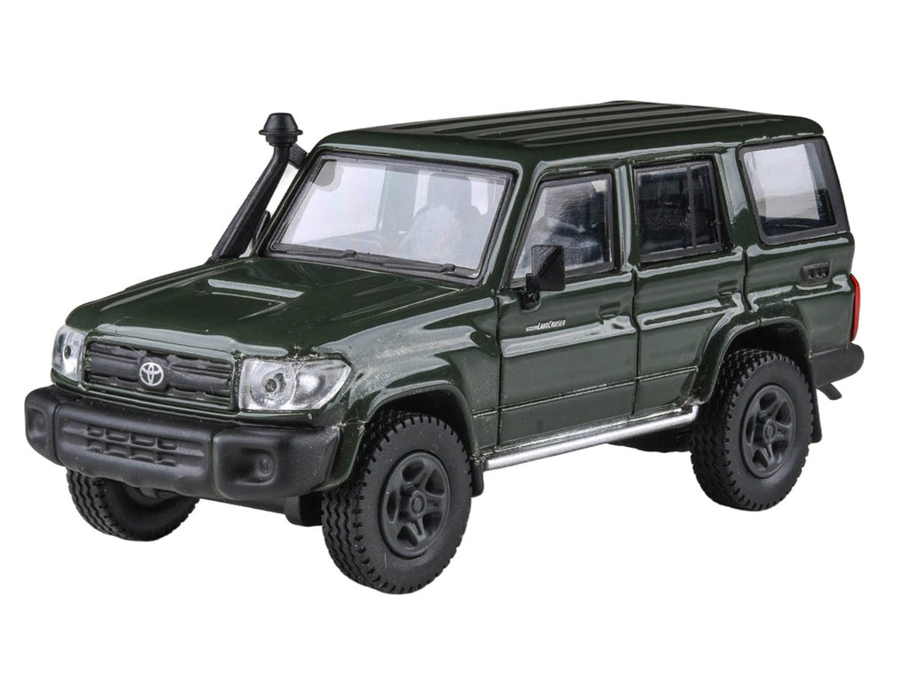 2014 Toyota Land Cruiser LC 76 Military Green 1/64 Diecast Model Car by Paragon Models