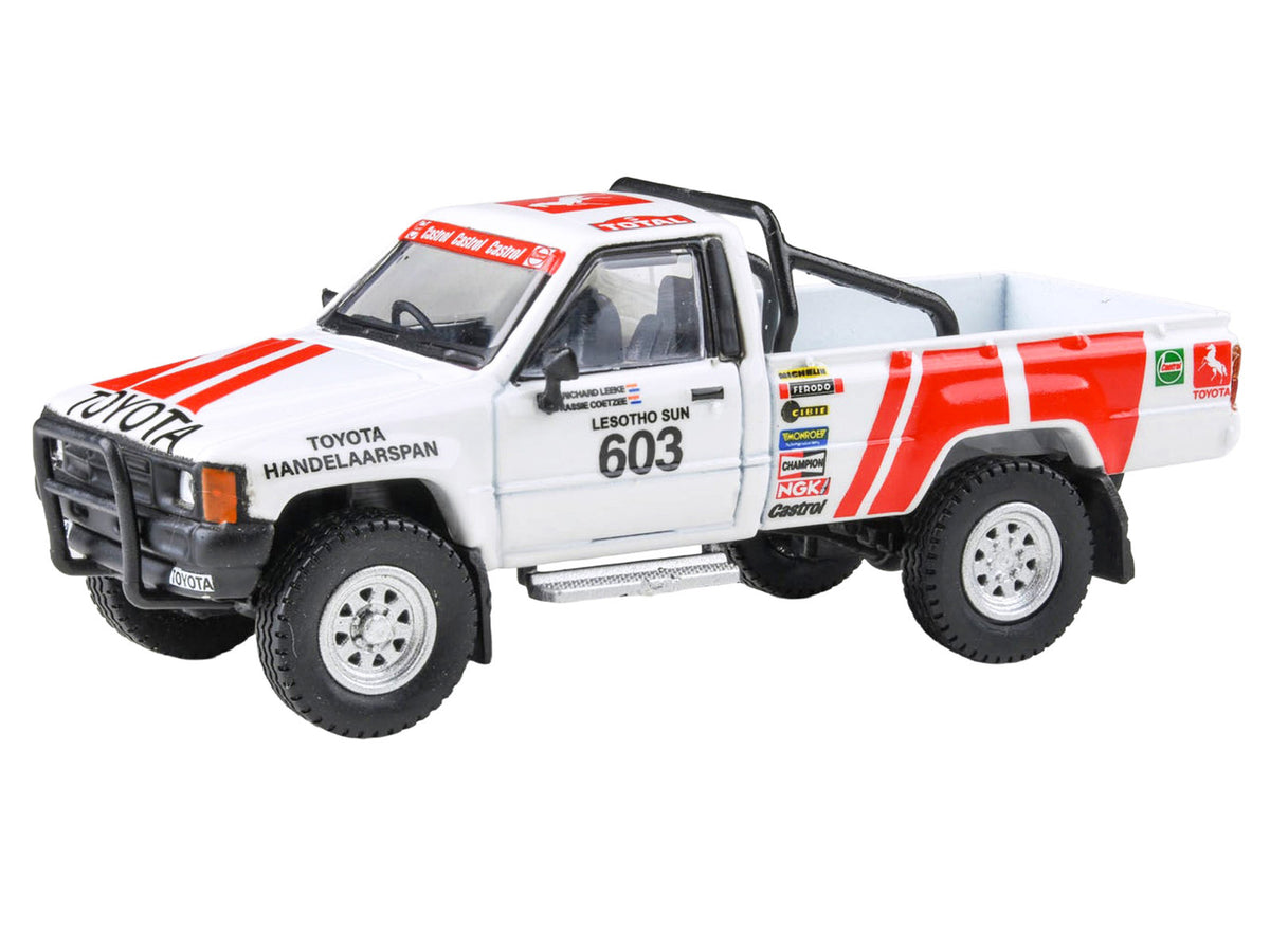 Toyota Hilux Pickup Truck #603 Kassie Coetzee - Richard Leeke Winner 'Roof of Africa' (1993) 1/64 Diecast Model Car by Paragon Models