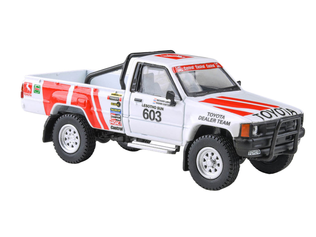 Toyota Hilux Pickup Truck #603 Kassie Coetzee - Richard Leeke Winner 'Roof of Africa' (1993) 1/64 Diecast Model Car by Paragon Models