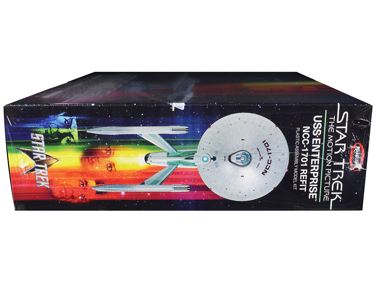 Skill 2 Model Kit U.S.S. Enterprise NCC-1701 Refit Spaceship 'Star Trek: The Motion Picture' (1979) Movie 1/350 Scale Model by Polar Lights