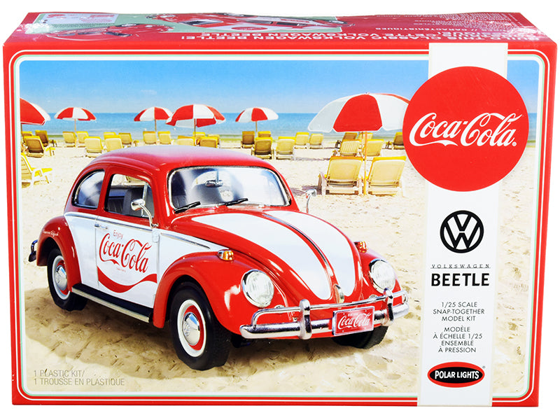 Skill 3 Snap Model Kit Volkswagen Beetle 'Coca-Cola' 1/25 Scale Model by Polar Lights