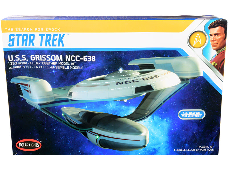 Skill 2 Model Kit U.S.S. Grissom NCC-638 Starship 'Star Trek III: The Search for Spock' (1984) Movie 1/350 Scale Model by Polar Lights