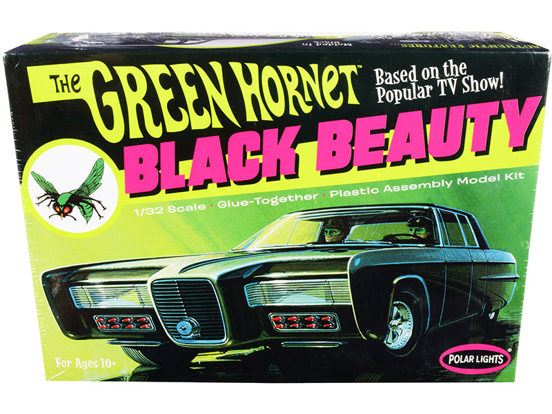 Skill 2 Model Kit Black Beauty 'The Green Hornet' (1966-1967) TV Series 1/32 Scale Model by Polar Lights