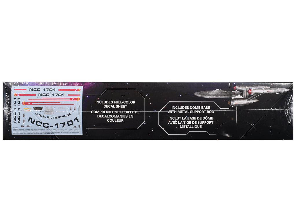 Skill 2 Model Kit USS Enterprise NCC-1701 Spacecraft 'Star Trek: Strange New Worlds' (2022-Current) TV Series 1/1000 Scale Model by Polar Lights