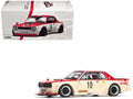 Skyline GT-R V8 Drift 'Hakosuka' RHD (Right Hand Drive) #10 'Watanabe' Red and Cream 1/64 Diecast Model Car by Pop Race