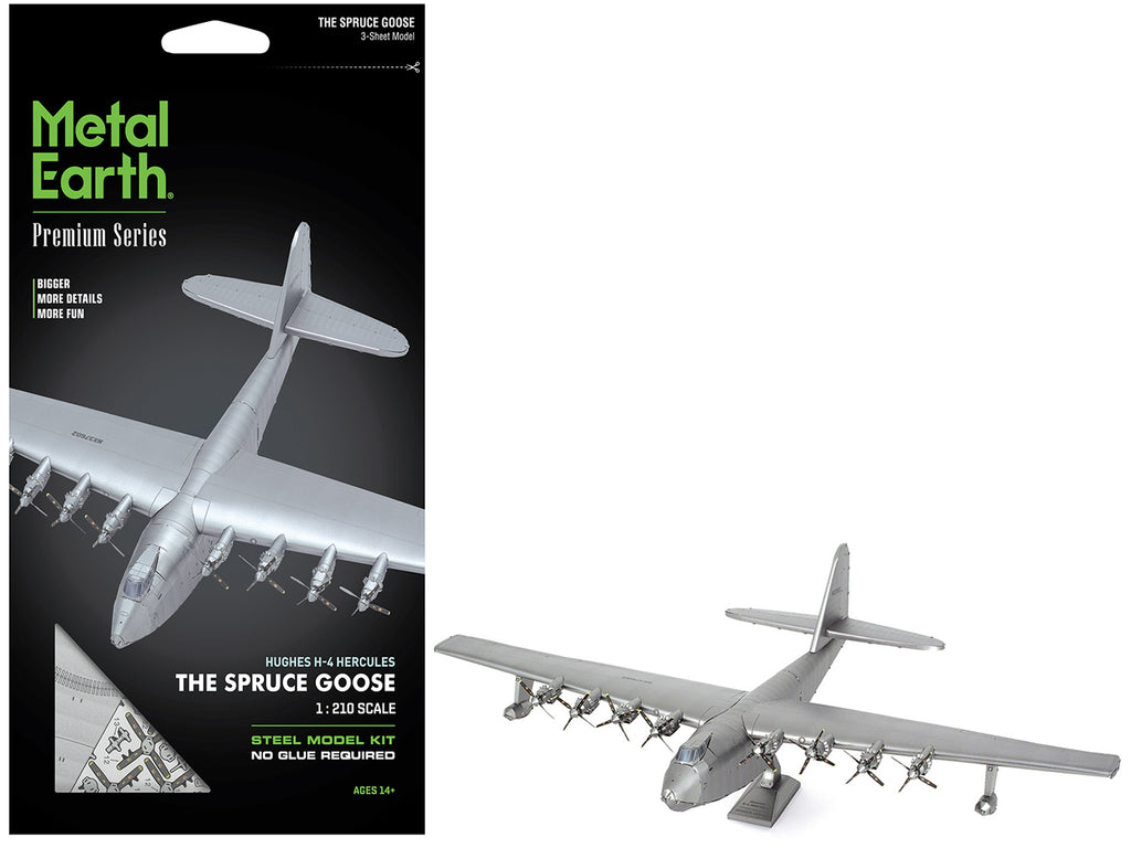 Model Kit Hughes H-4 Hercules Flying Boat 'The Spruce Goose' (Moderate Difficulty) Steel Model by Metal Earth