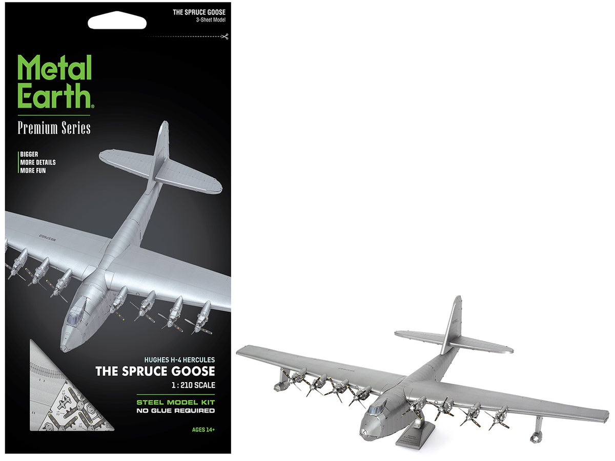 Model Kit Hughes H-4 Hercules Flying Boat 'The Spruce Goose' (Moderate Difficulty) Steel Model by Metal Earth