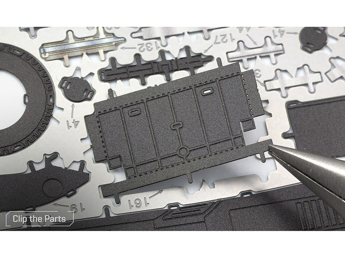 Model Kit 1989 Batmobile Black 'Batman' (1989) Movie (Challenging Difficulty) Steel Model by Metal Earth