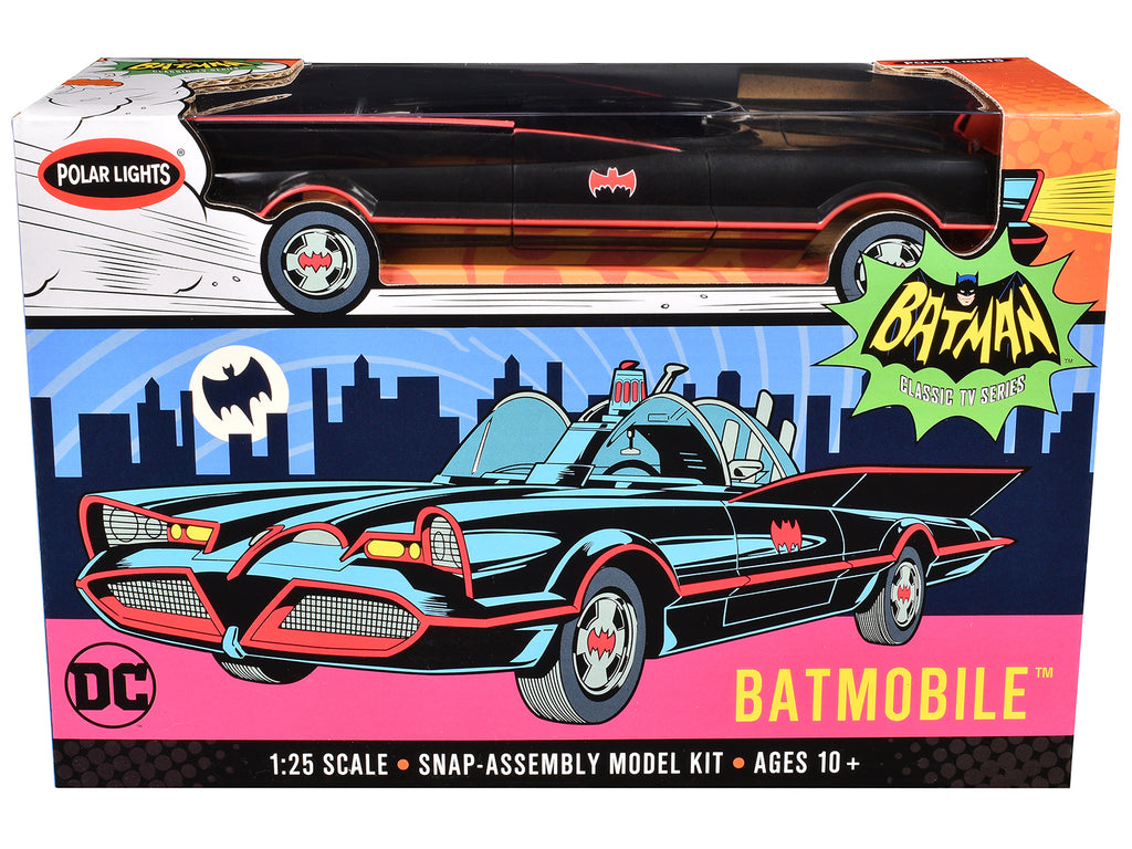 Skill 2 Model Kit Batmobile 'Batman' (1966-1968) TV Series 1/25 Scale Model by Polar Lights