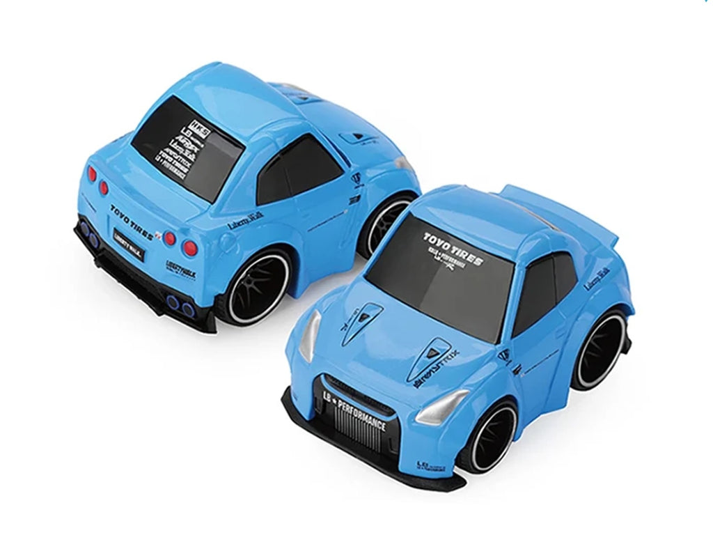 'QubeCarz' Series #2 Set of 3 pieces 1/64 Diecast Model Cars by Mini GT