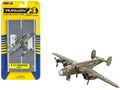 Consolidated B-24 Liberator Bomber Aircraft Olive Drab 'United States Army Air Force' with Runway Section Diecast Model Airplane by Runway24