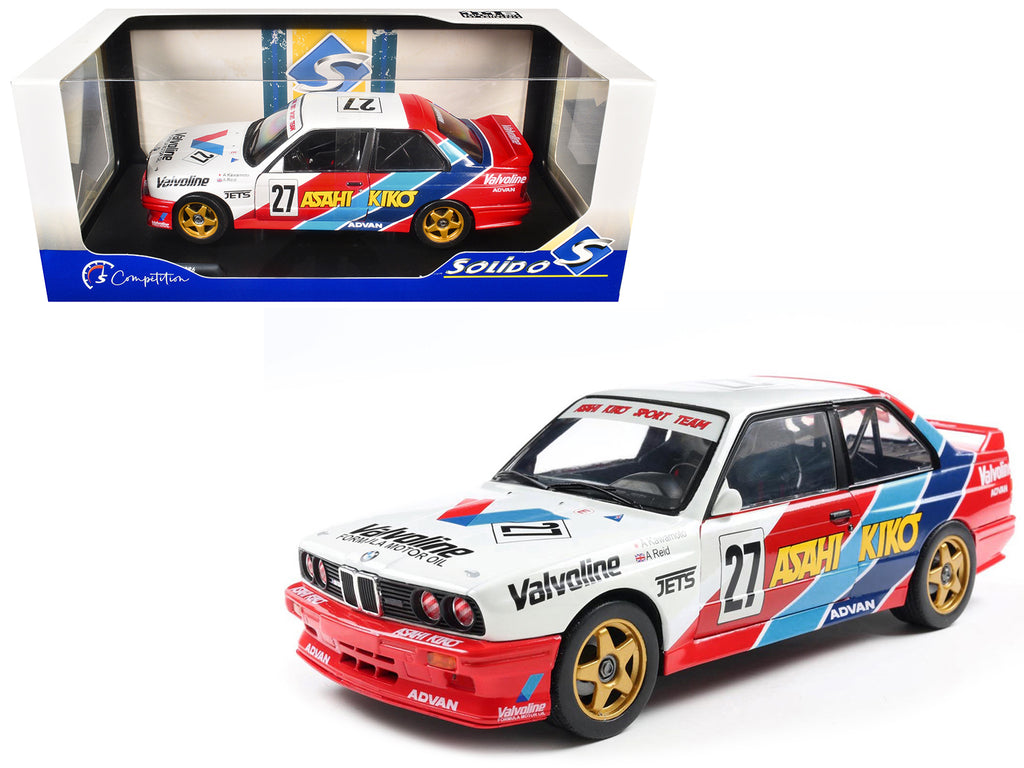 BMW E30 M3 #27 Atsushi Kawamoto - Anthony Reid 'Japanese Touring Car Championship' (1986) 'Competition' Series 1/18 Diecast Model Car by Solido