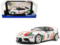 2024 Toyota GR Supra #36 'Toyota Racing Tribute' White with Green and Red Graphics 1/18 Diecast Model Car by Solido