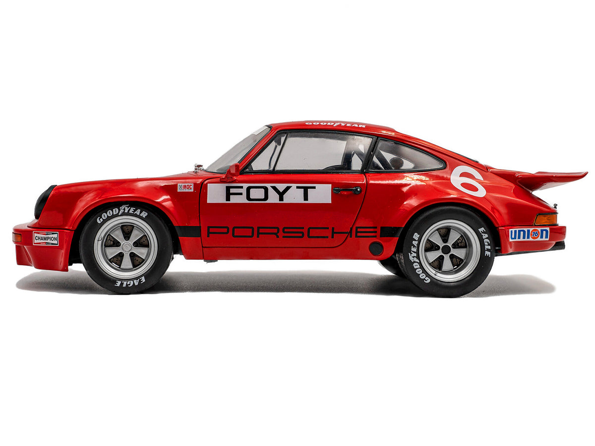 Porsche 911 IROC #6 A.J. Foyt 'International Race of Champions' (1974) 1/18 Diecast Model Car by Solido