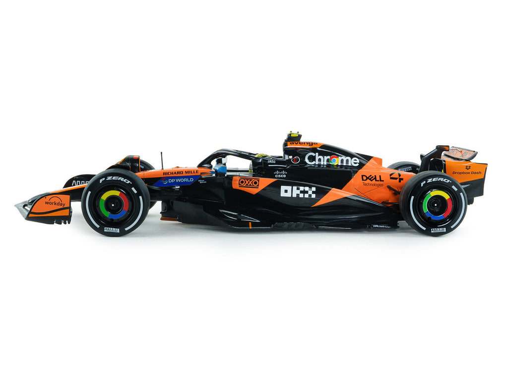 McLaren MCL39 #4 Lando Norris 'OKX' Winner Formula One F1 'Australian GP' (2025) 'Competition' Series 1/18 Diecast Model Car by Solido