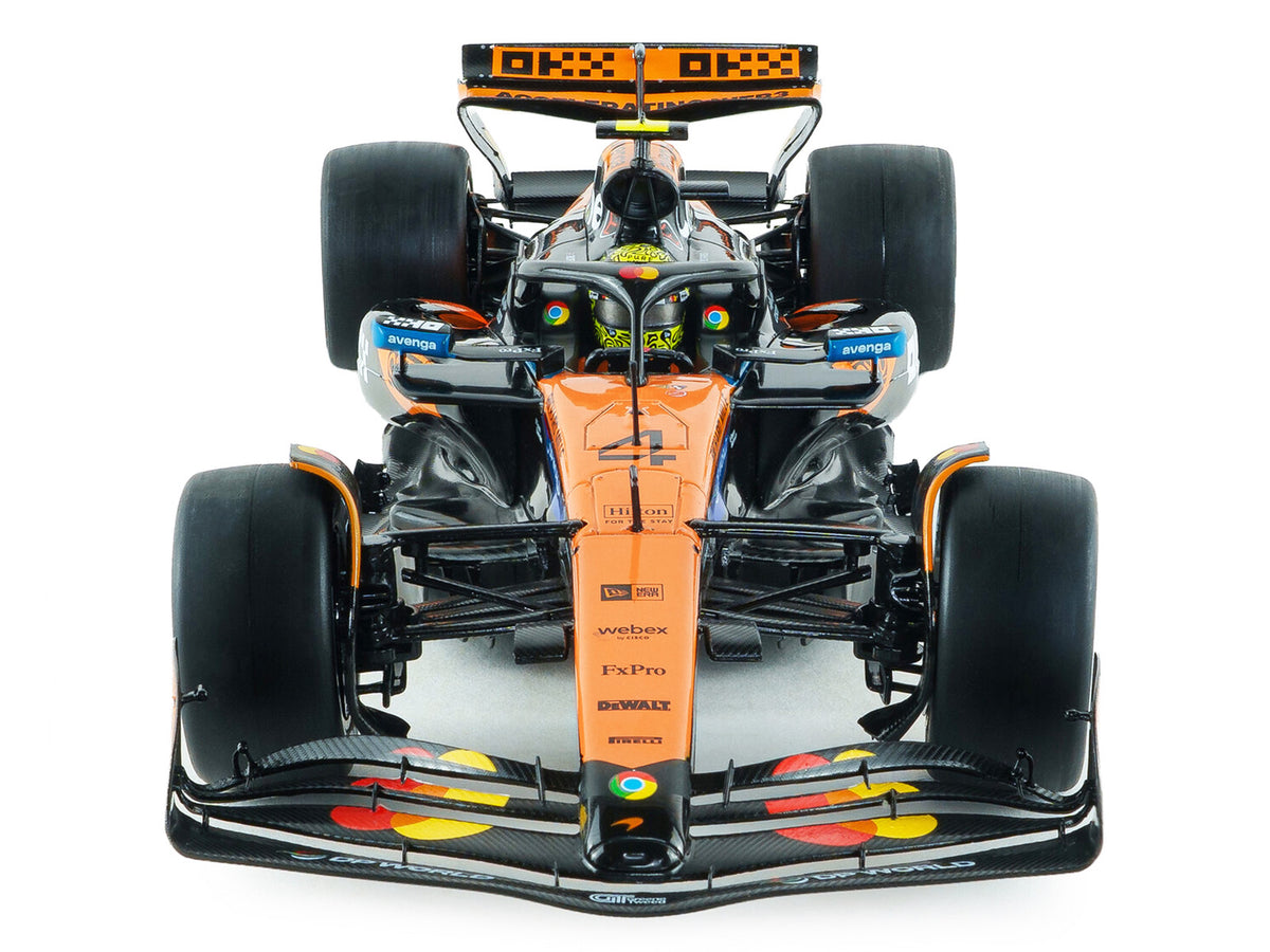 McLaren MCL39 #4 Lando Norris 'OKX' Winner Formula One F1 'Australian GP' (2025) 'Competition' Series 1/18 Diecast Model Car by Solido