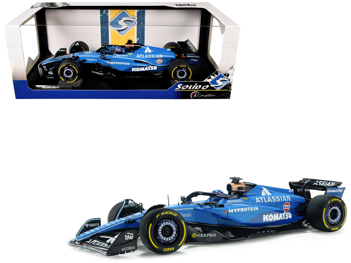 Williams FW47 #23 Alex Albon 'Atlassian' Formula One F1 'Australian GP' (2025) 'Competition' Series 1/18 Diecast Model Car by Solido