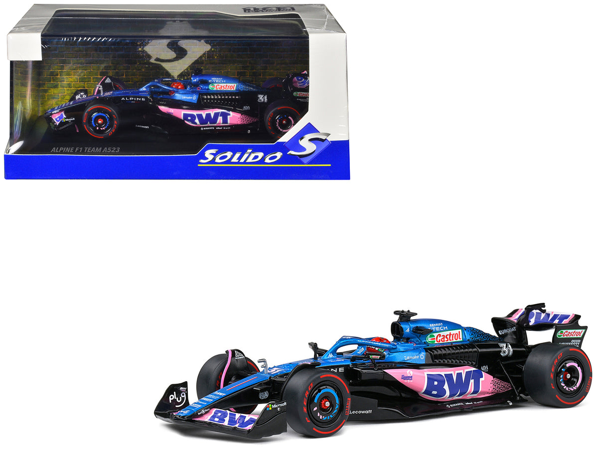Alpine A523 #31 Esteban Ocon 'BWT' 3rd Place 'Formula One F1' Monaco GP (2023) 1/43 Diecast Model Car by Solido