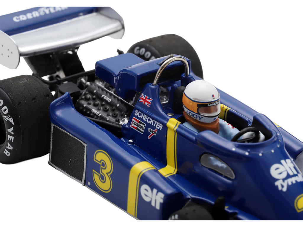 Tyrrell P34 #3 Jody Scheckter Formula One F1 'Belgian GP' (1976) with Driver 1/43 Model Car by Spark