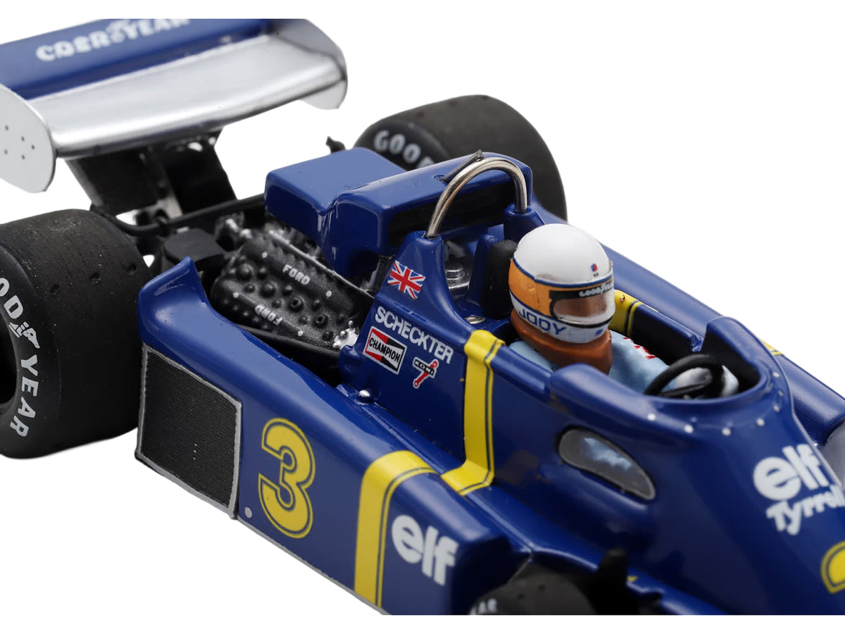 Tyrrell P34 #3 Jody Scheckter Formula One F1 'Belgian GP' (1976) with Driver 1/43 Model Car by Spark