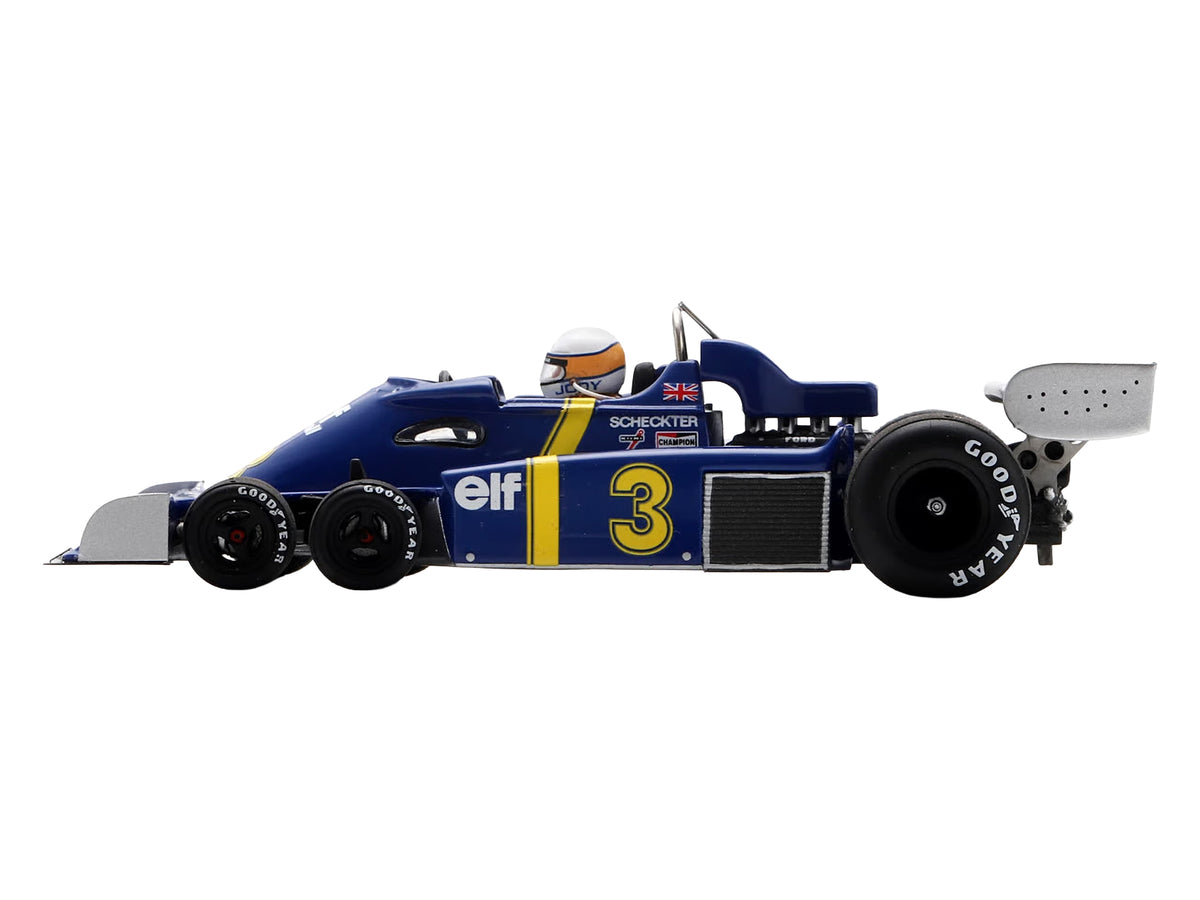 Tyrrell P34 #3 Jody Scheckter Formula One F1 'Belgian GP' (1976) with Driver 1/43 Model Car by Spark