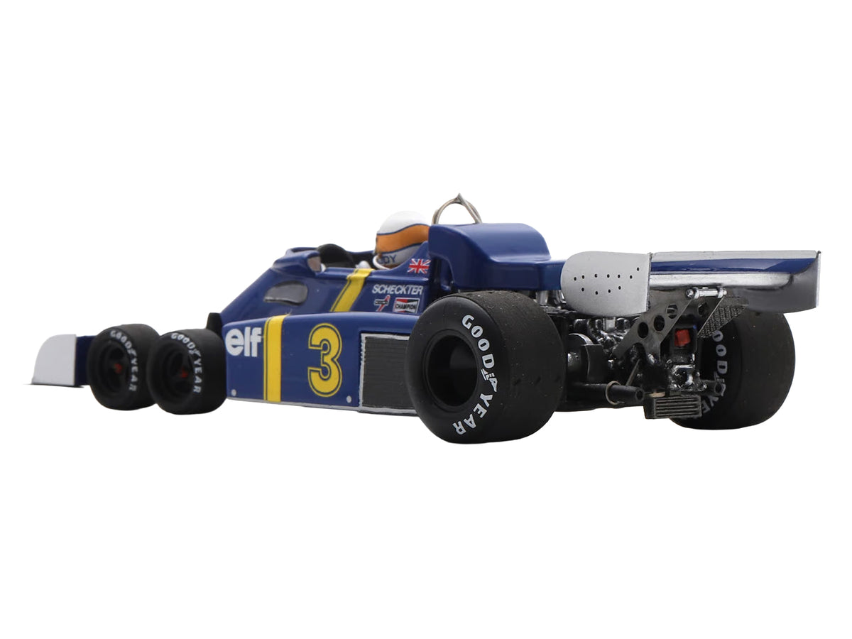 Tyrrell P34 #3 Jody Scheckter Formula One F1 'Belgian GP' (1976) with Driver 1/43 Model Car by Spark
