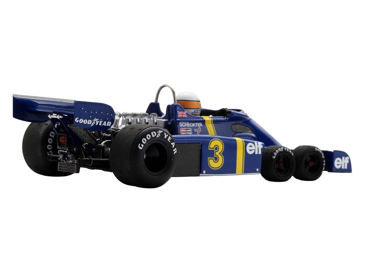 Tyrrell P34 #3 Jody Scheckter Winner Formula One F1 'Swedish GP' (1976) with Driver 1/43 Model Car by Spark